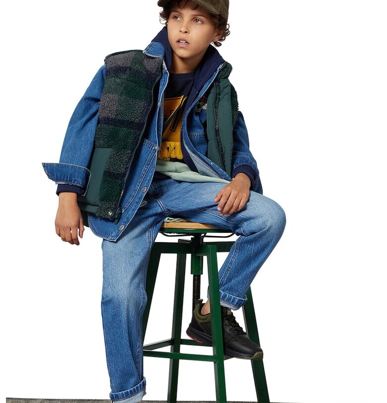 Дънки със средна талия HUGO