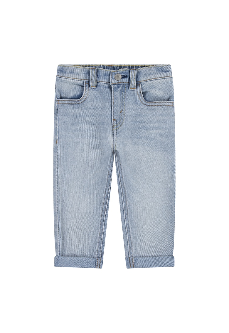 Дънки със средновисока талия и захабен ефект Levis