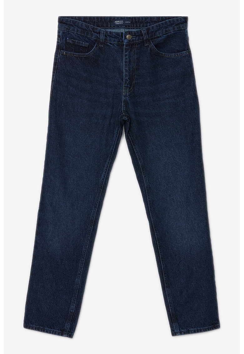 Дънки със стандартна кройка и захабен ефект LC WAIKIKI