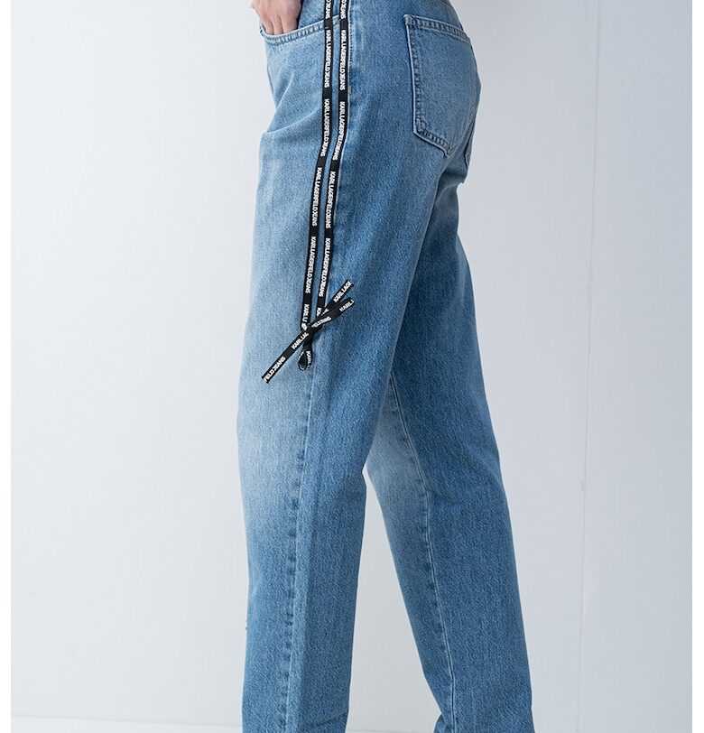 Дънки тип Mom с лого KARL LAGERFELD JEANS