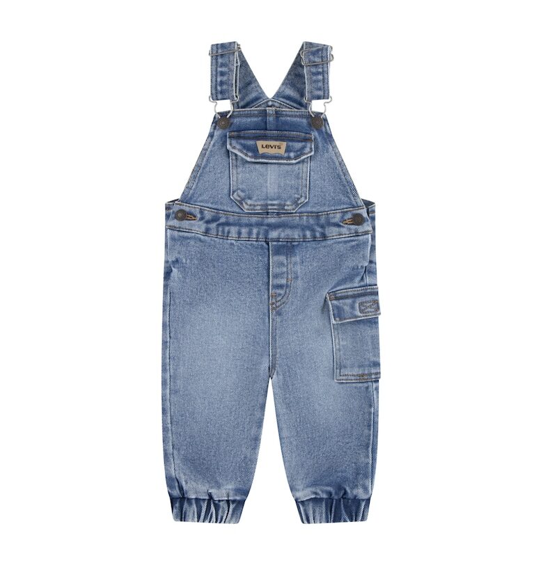 Дънков гащеризон с пришито лого Levis