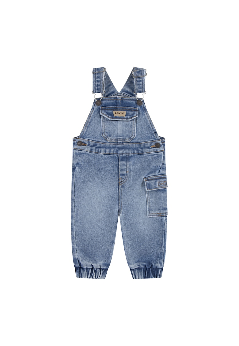 Дънков гащеризон с пришито лого Levis