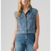 Дънков елек с джобове с капачета Levis