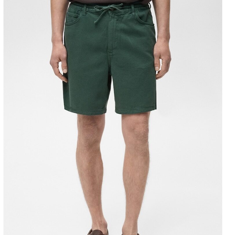 Дънков къс панталон Mango