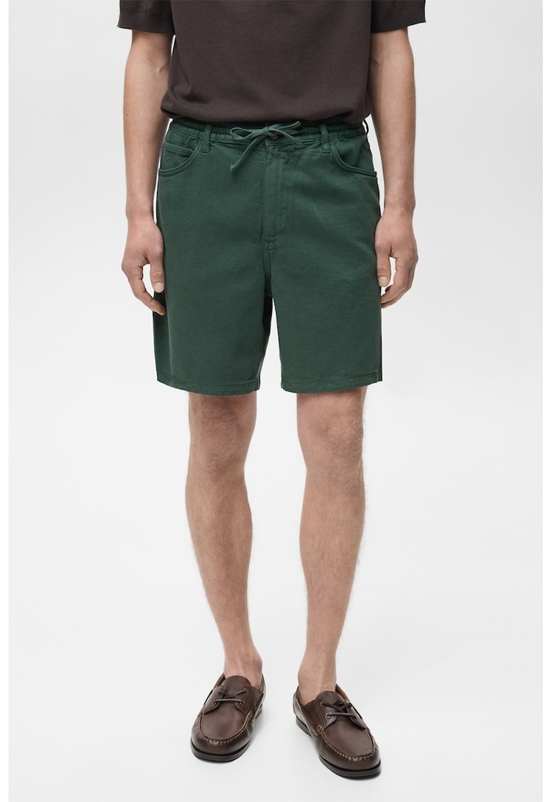 Дънков къс панталон Mango