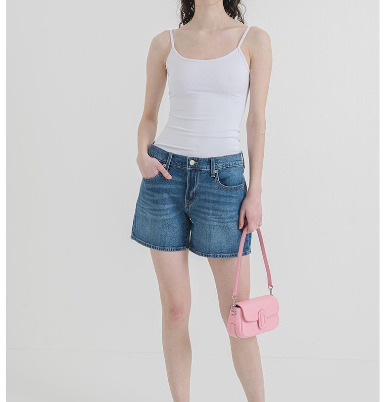 Дънков къс панталон с широк крачол GAP