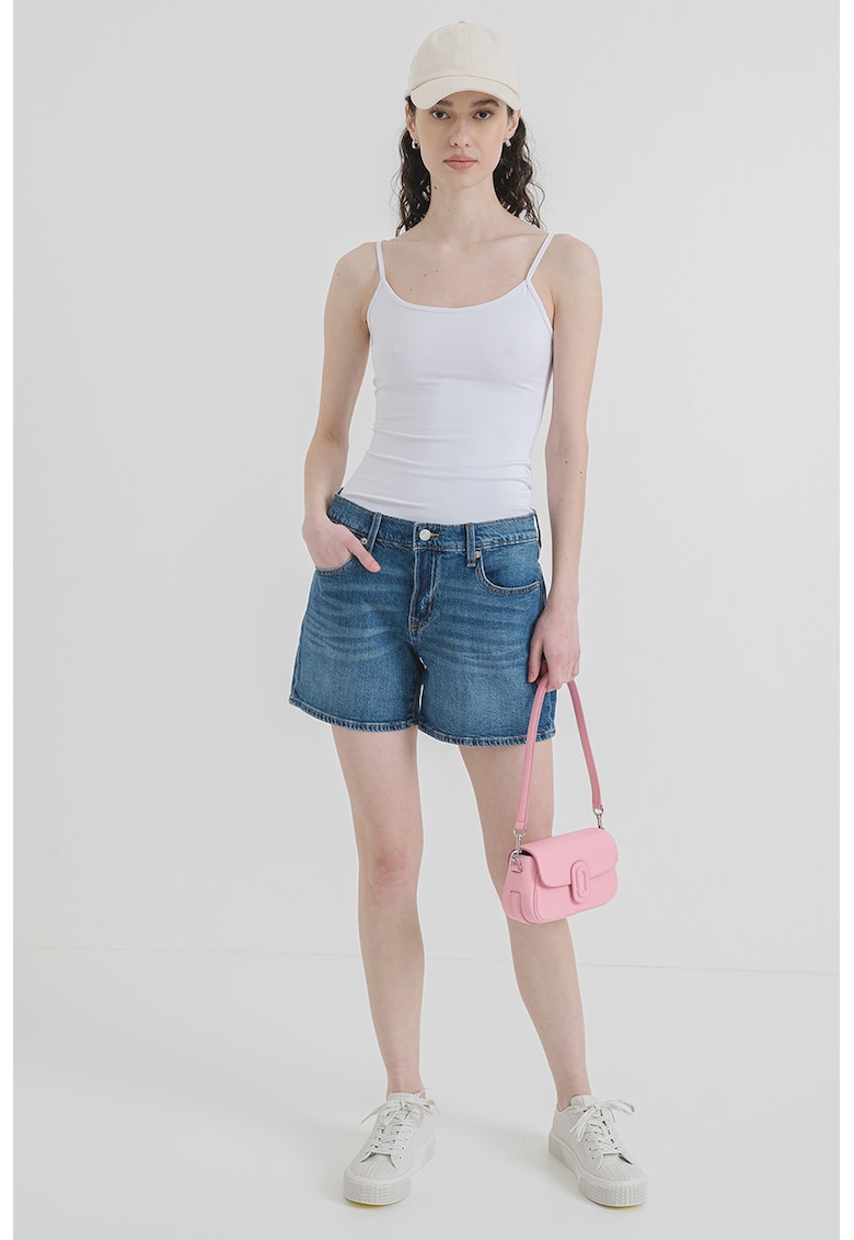 Дънков къс панталон с широк крачол GAP