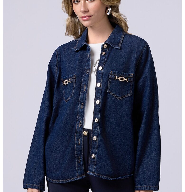 Дънкова пола с джобове Oltre