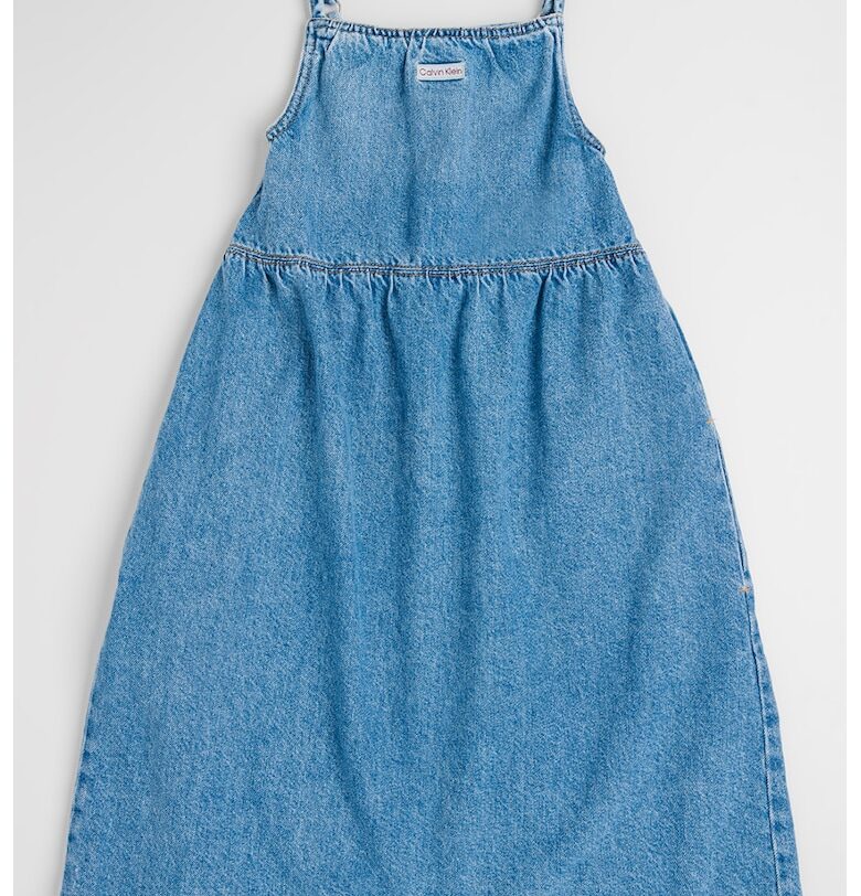 Дънкова разкроена рокля с лиосел CALVIN KLEIN