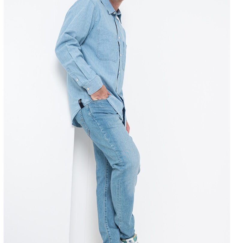 Дънкова риза с дълги ръкави ARMANI EXCHANGE