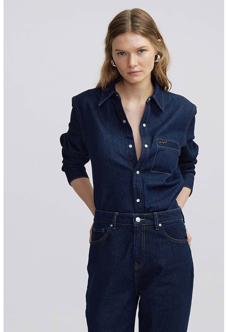 Дънкова риза с дълги ръкави Ipekyol