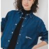 Дънкова риза с капси KARL LAGERFELD JEANS