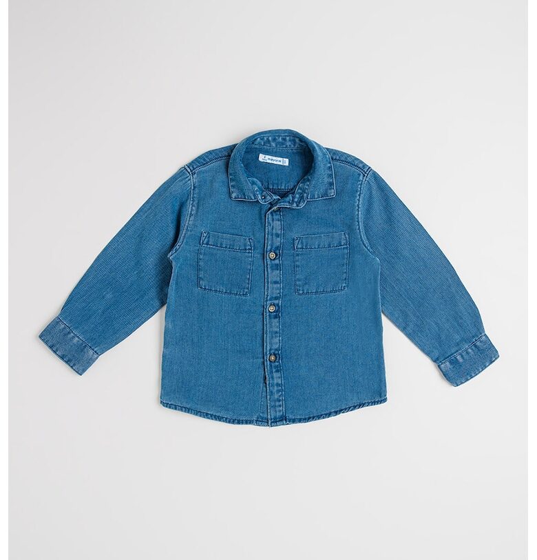 Дънкова риза с лиосел с джобове на гърдите Mayoral