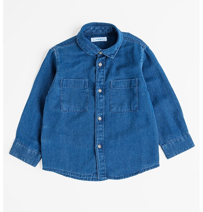 Дънкова риза с лиосел с джобове на гърдите Mayoral