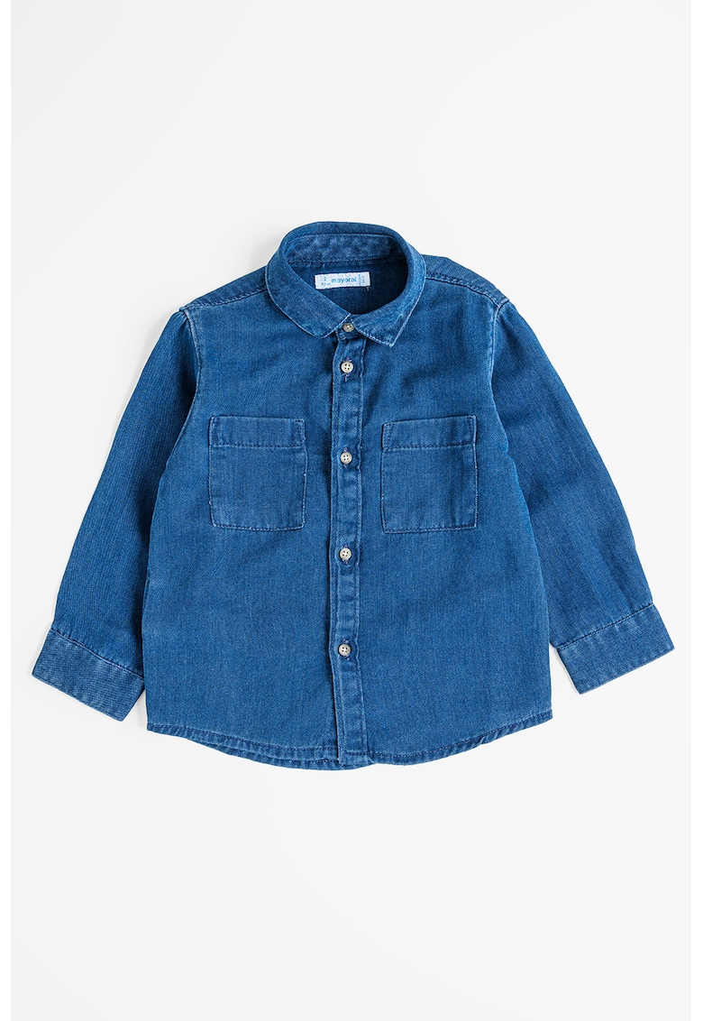 Дънкова риза с лиосел с джобове на гърдите Mayoral