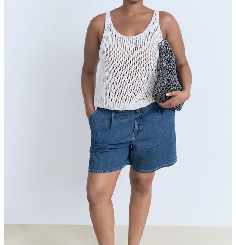 Дънкови бермуди Mango