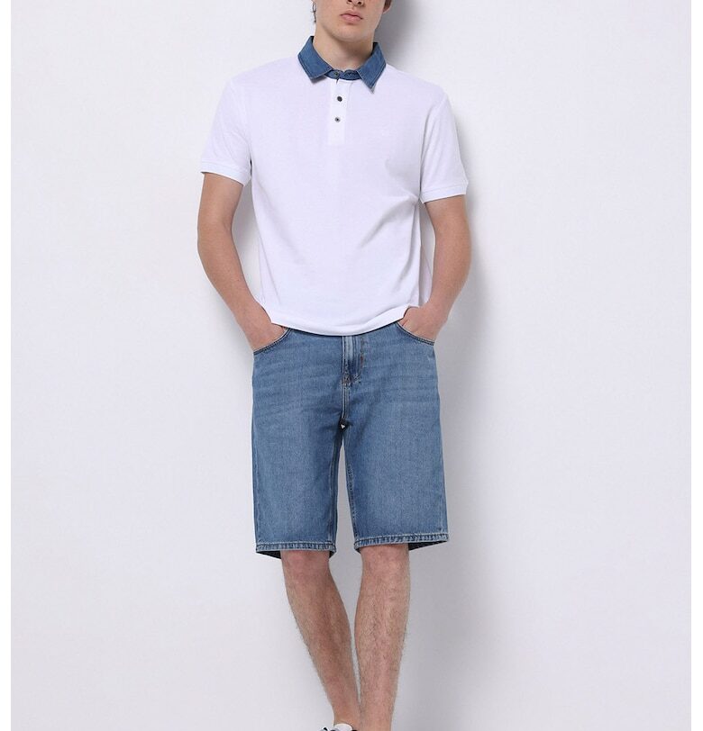 Дънкови бермуди с миди талия COLINS