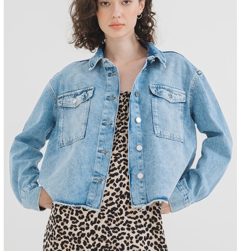 Дънково яке Marina с незавършени краища Only