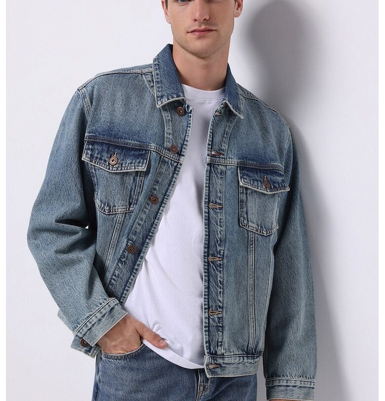 Дънково яке с джобове COLINS