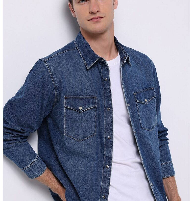 Дънково яке с джобове COLINS