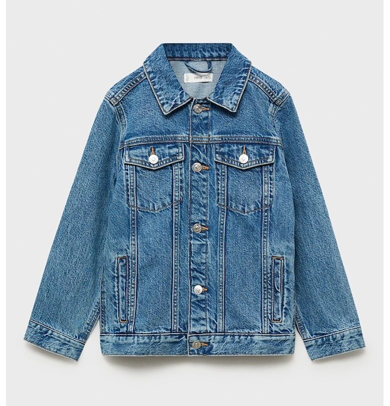 Дънково яке с джобове Mango