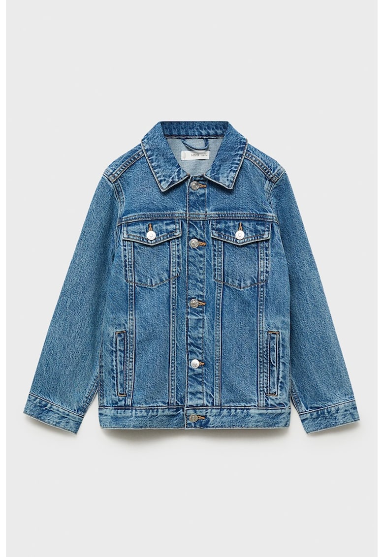 Дънково яке с джобове Mango