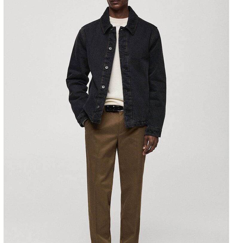 Дънково яке с копчета Mango