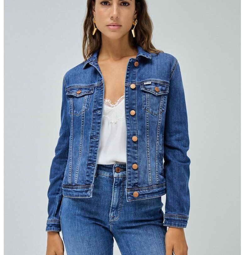 Дънково яке с копчета Salsa Jeans