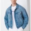 Дънково яке с лого CALVIN KLEIN JEANS