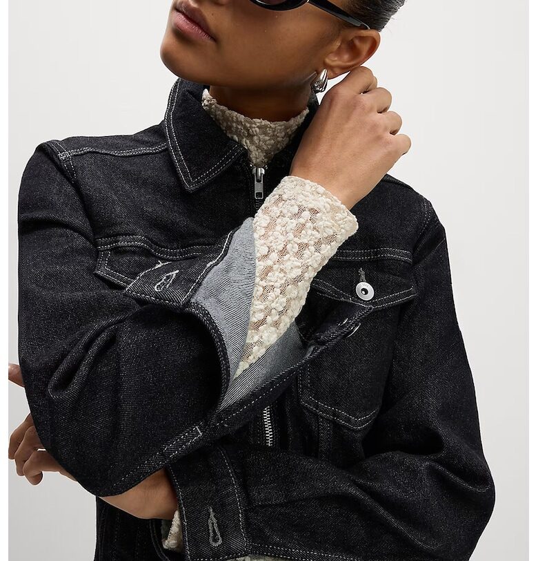 Дънково яке с цип Marks  Spencer