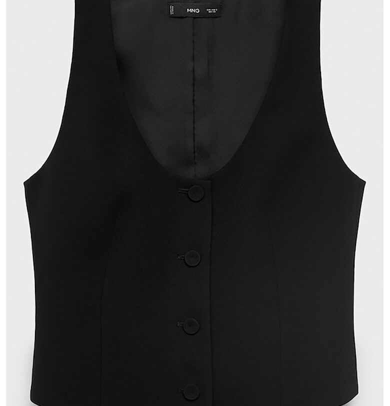 Едноцветен елек Mango