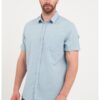 Едноцветна памучна риза Lee Cooper