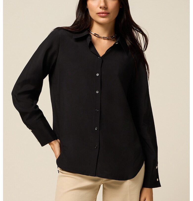 Едноцветна стелеща се риза Oltre