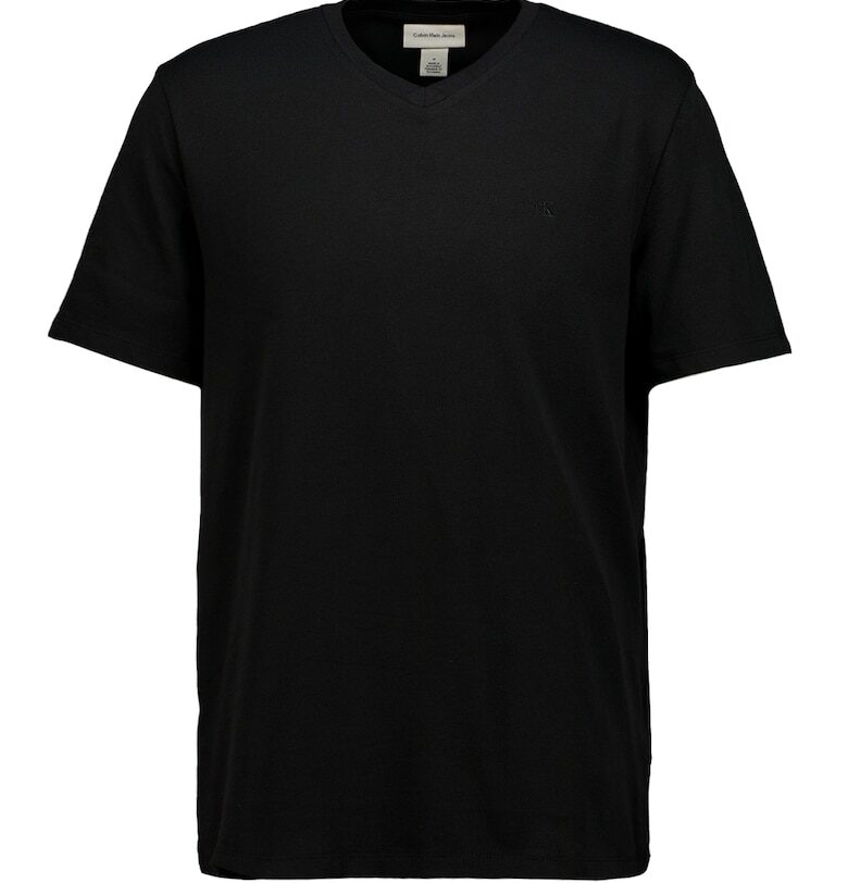 Едноцветна тениска със стандартна кройка CALVIN KLEIN JEANS