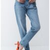 Едноцветни дънки тип Mom KARL LAGERFELD JEANS