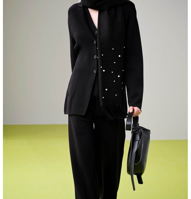 Едноцветно сако с паднали ръкави Ipekyol