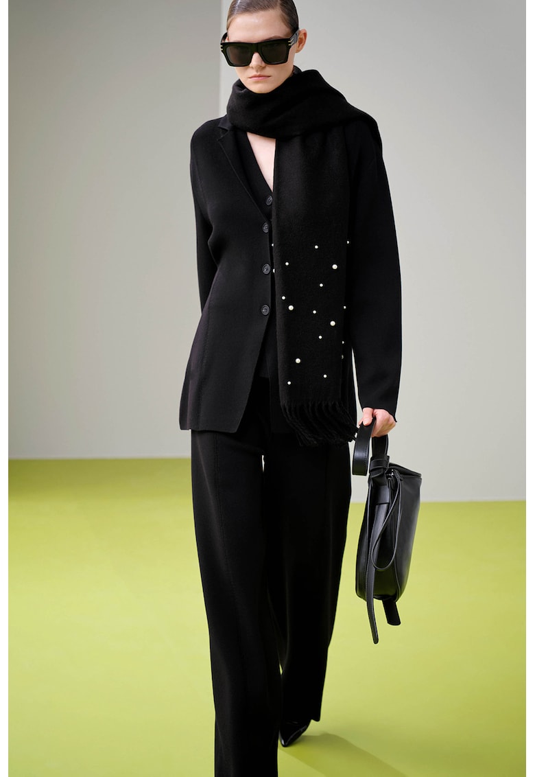 Едноцветно сако с паднали ръкави Ipekyol