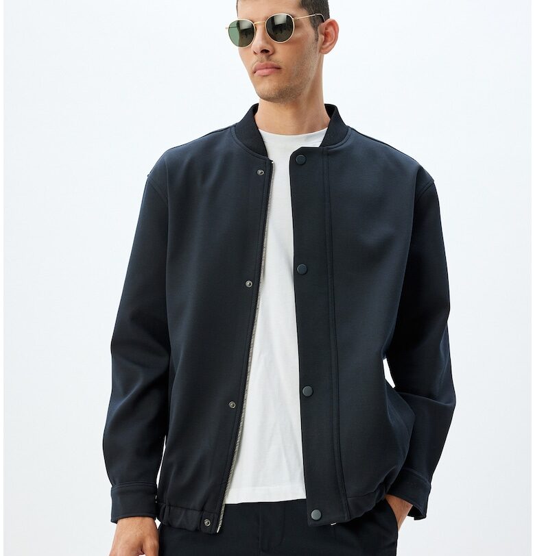 Едноцветно яке с цип KOTON