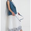 Елек Chambray с връзка United Colors of Benetton