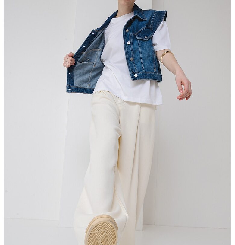 Елек от деним с джобове BOSS