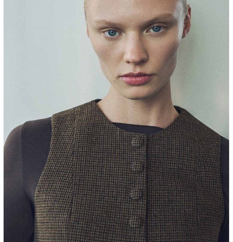 Елек с вълна с копчета Mango