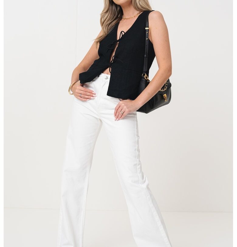 Елек с лен с връзки Vila