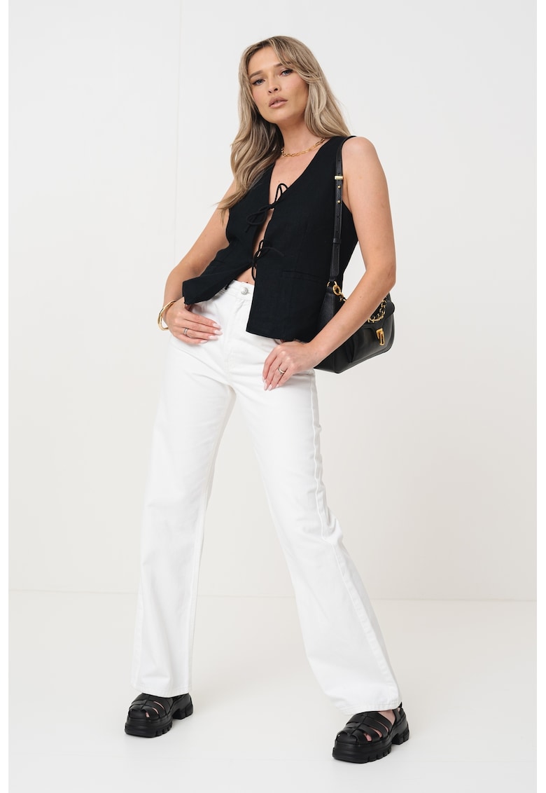 Елек с лен с връзки Vila