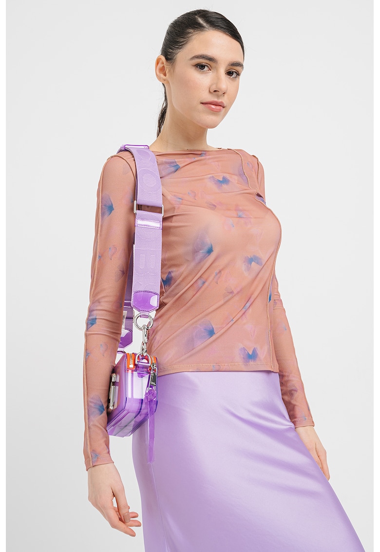 Ефирна десенирана блуза Deuphine HUGO