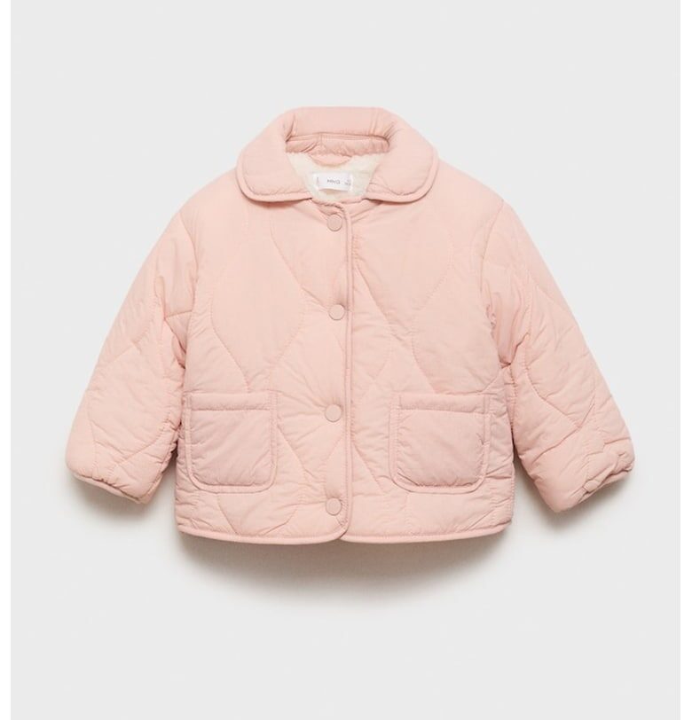 Зимно капитонирано яке с капси Mango