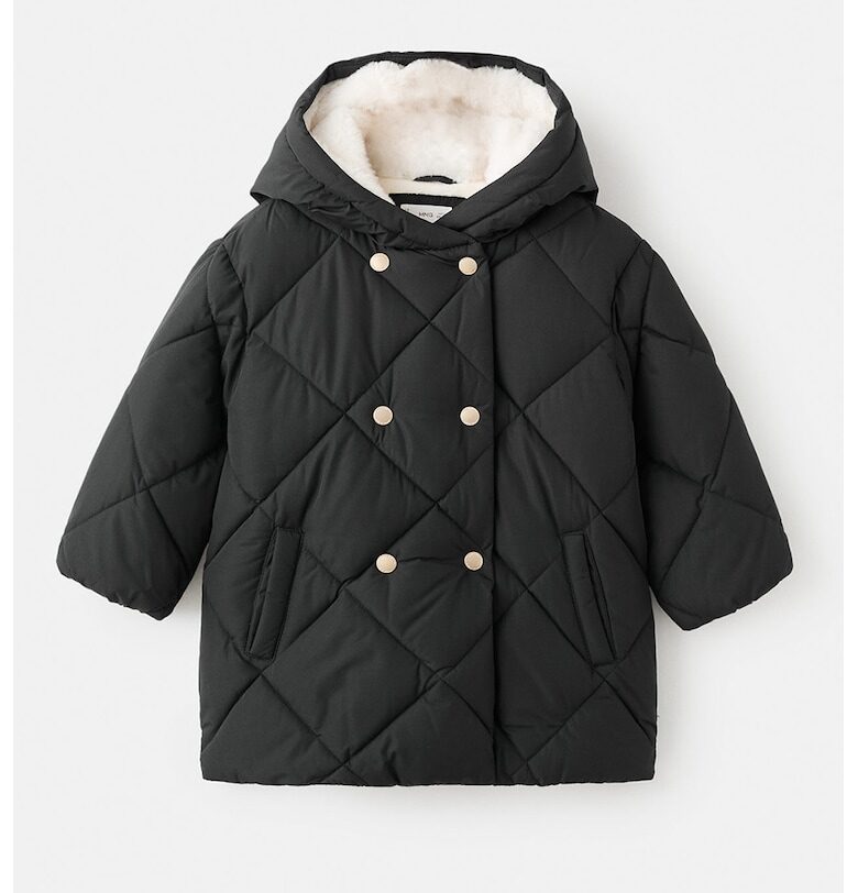 Зимно яке с капси Mango