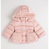 Зимно яке с отделяща се качулка - Прашно розово Abel Lula