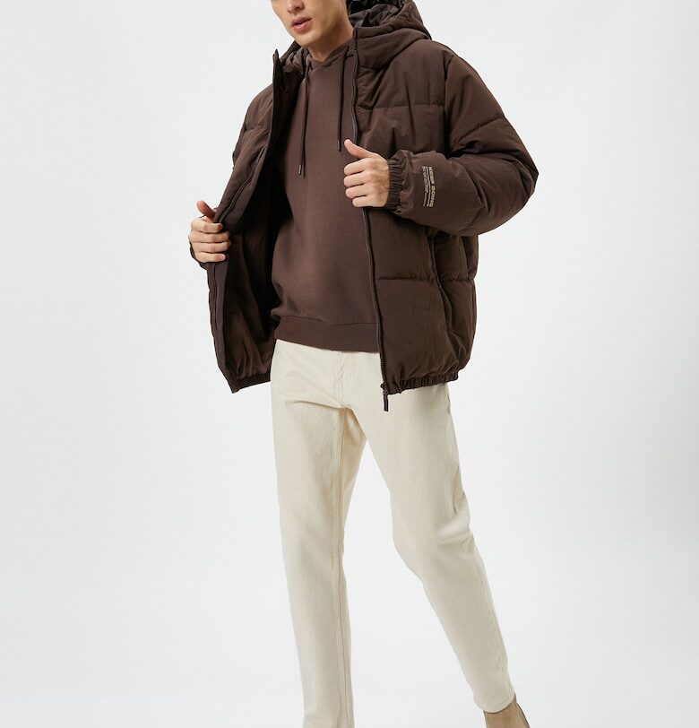 Зимно яке със скосени джобове KOTON