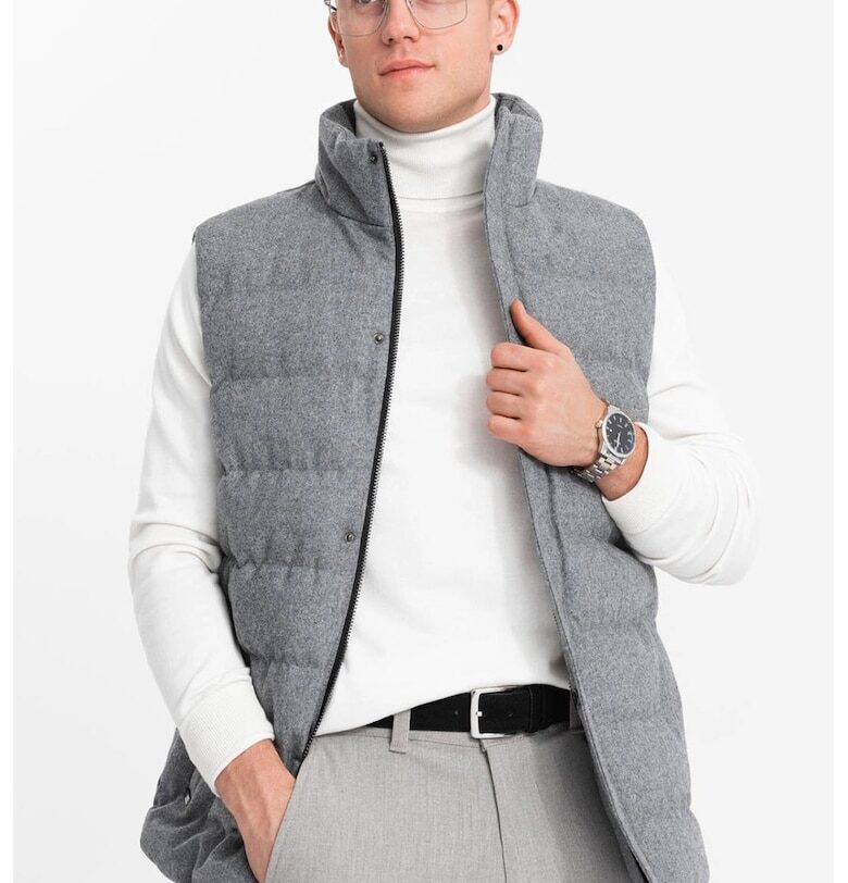 Капитониран елек с вълна OMBRE