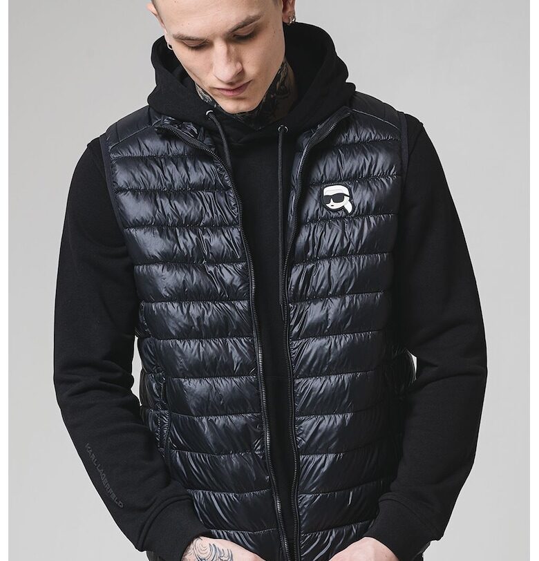 Капитониран елек с джобове Karl Lagerfeld